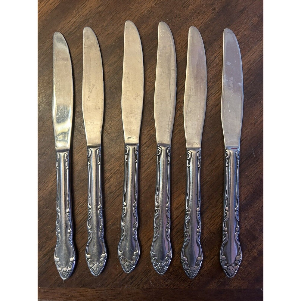 8pc J. H. CARLYLE  stainless CAY 1 knife 8 3/4"